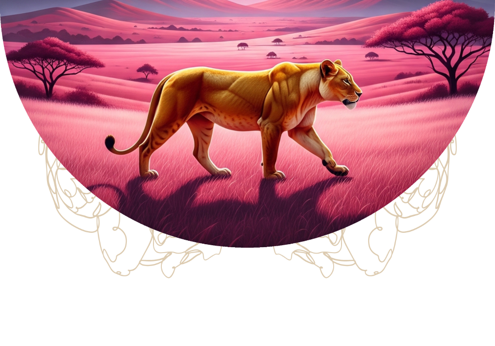 lioness rising queen of the savannah